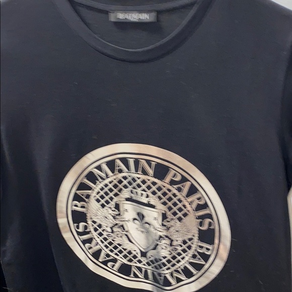 Balmain silver coin t shirt - Picture 3 of 4